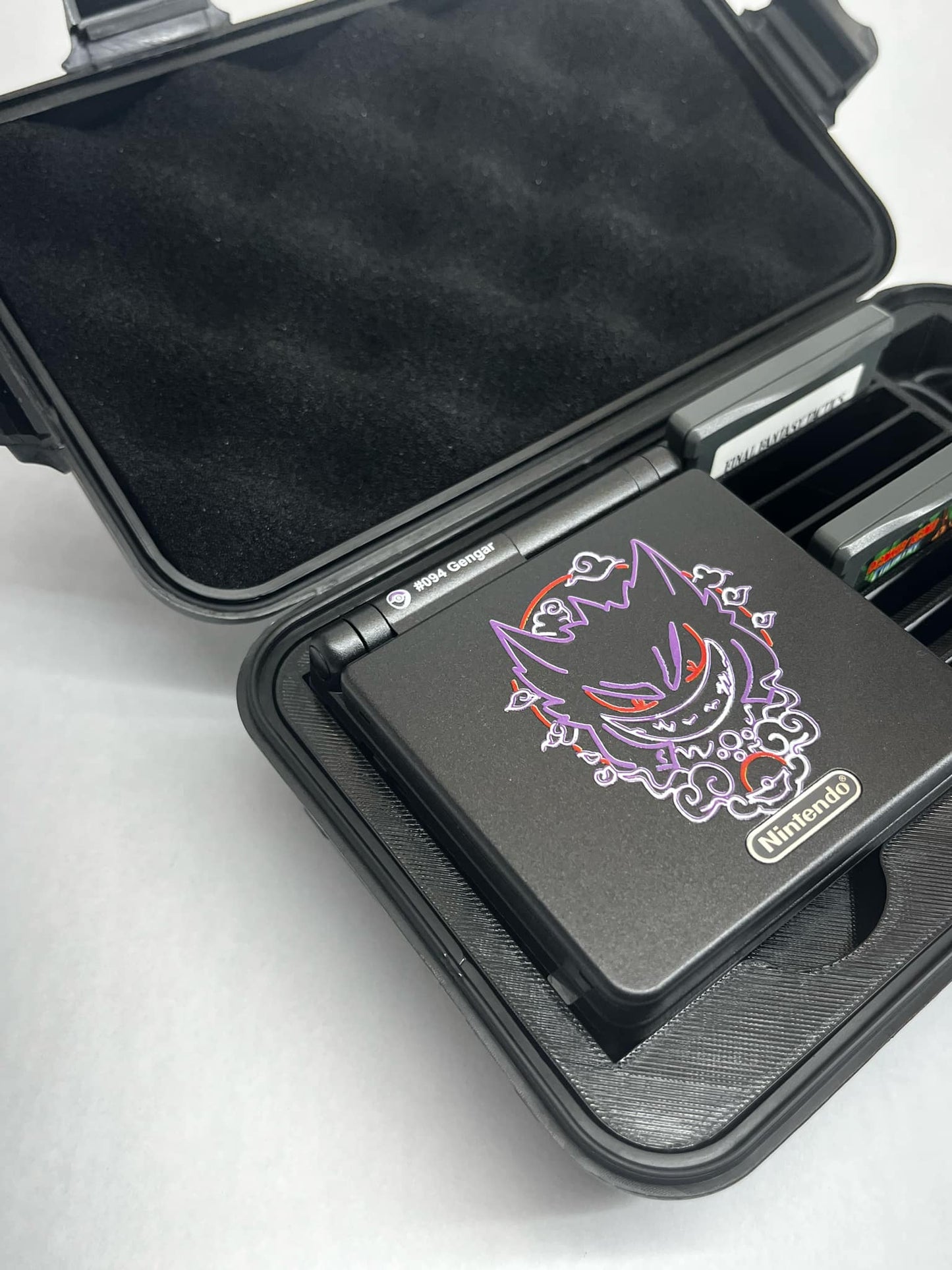 Protective Carrying Case for Gameboy Advance SP XL | SENAC LLC | Holds 13 Games + USB Charger | Protection Travel Durable Storage Solution