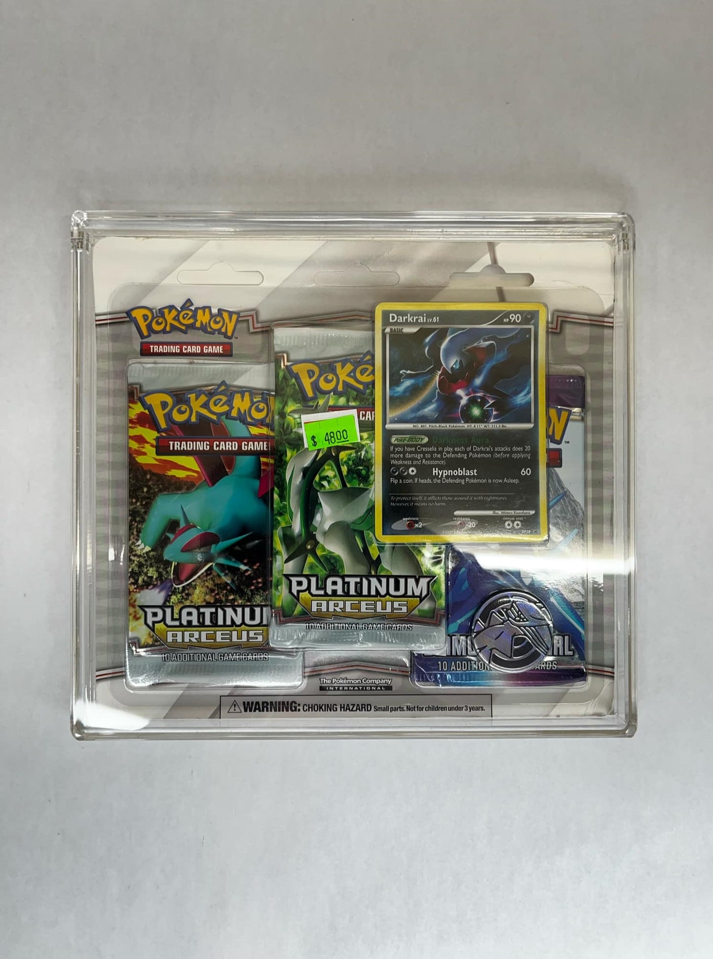 Pokémon 3-Pack Blister Acrylic Case | Protection & Display for Sealed Platinum to Modern Packs