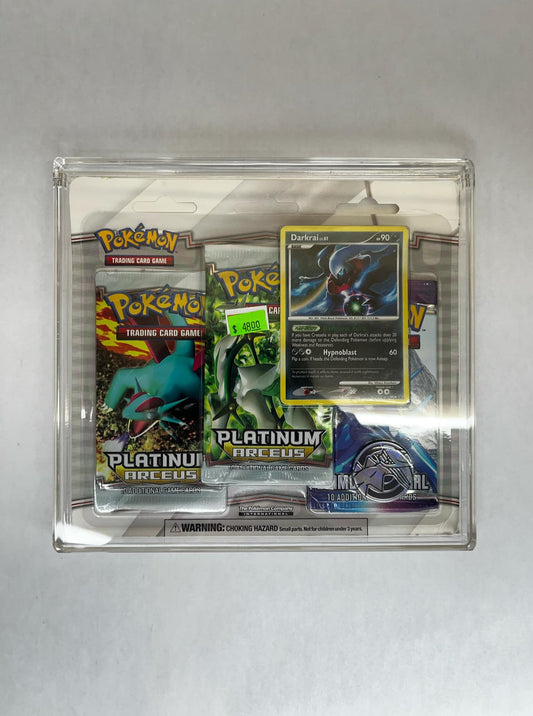 Pokémon 3-Pack Blister Acrylic Case | Protection & Display for Sealed Platinum to Modern Packs