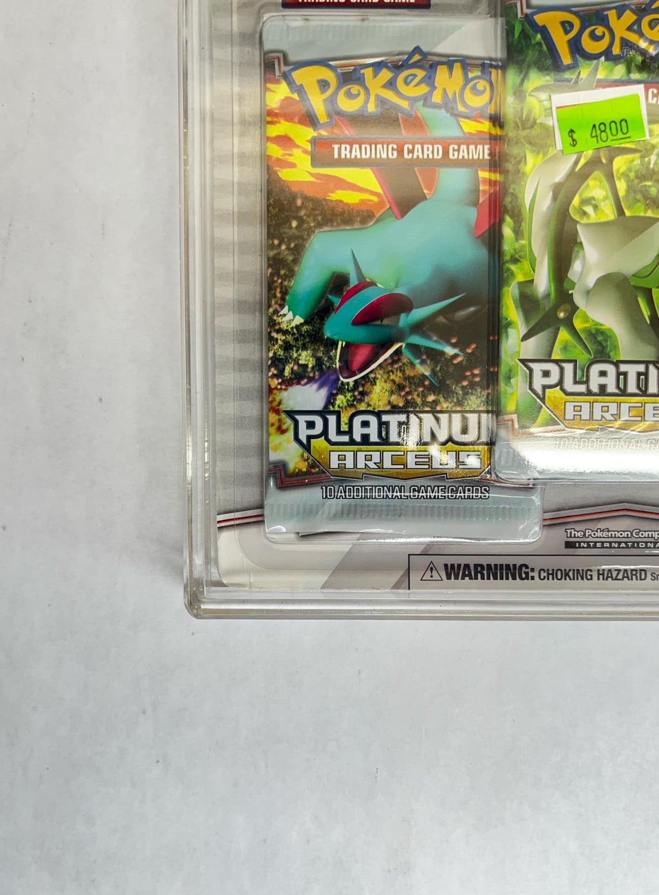 Pokémon 3-Pack Blister Acrylic Case | Protection & Display for Sealed Platinum to Modern Packs