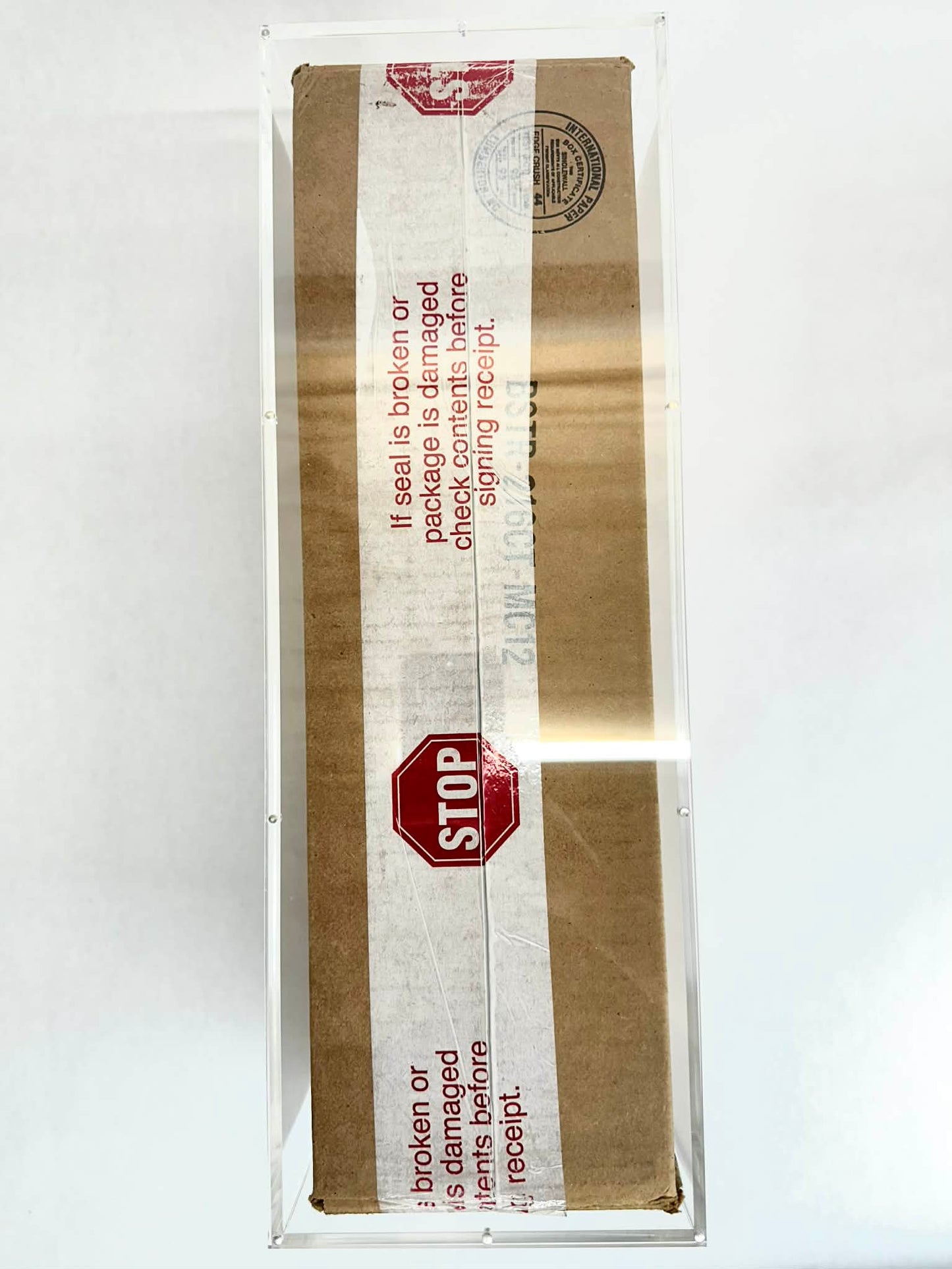 Pokémon Factory Sealed Booster Box Case Acrylic Protector | Fits 6-Box Distribution Case (STOP Tape)