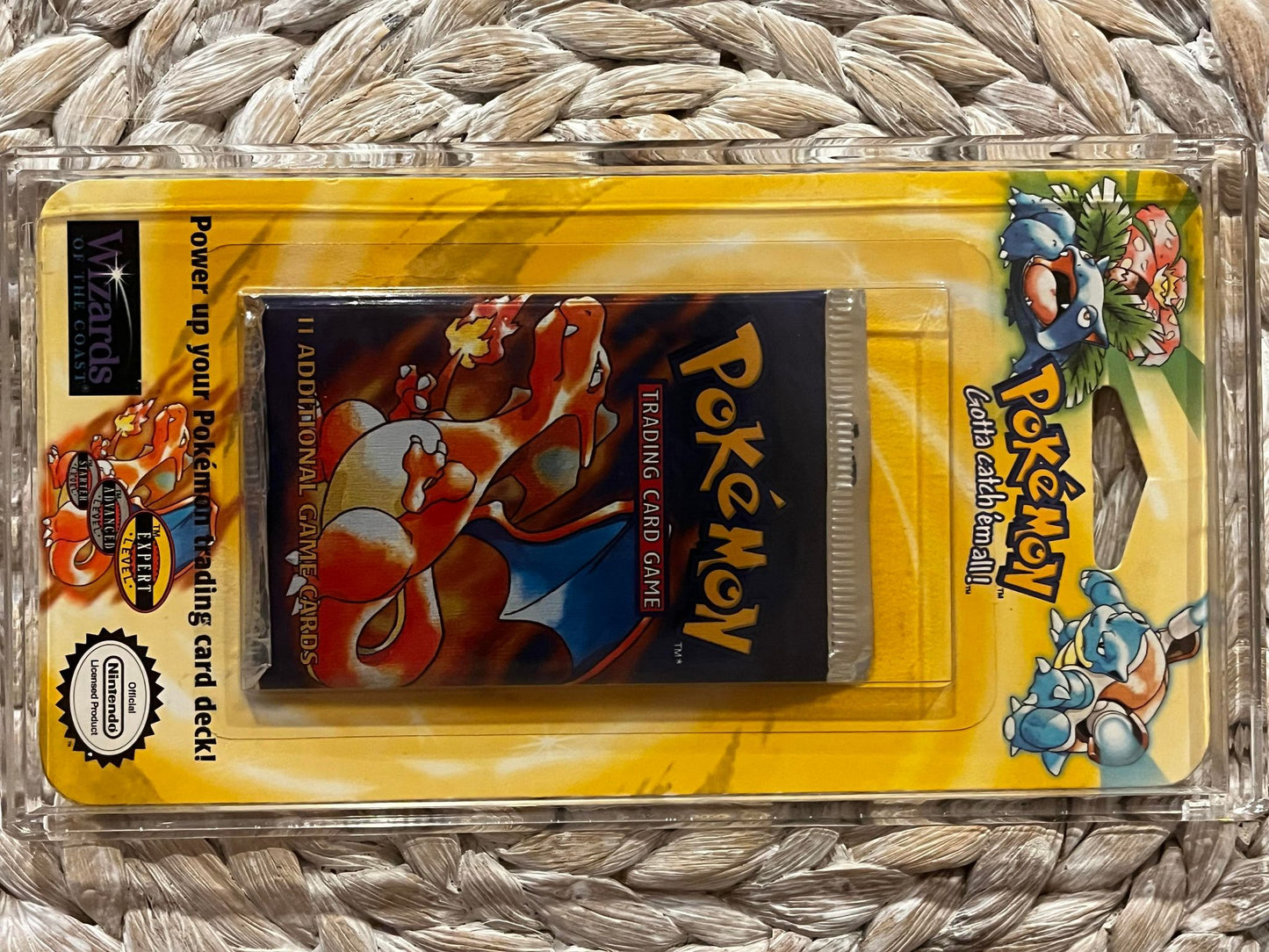 WOTC Pokemon Acrylic Case Blister Pack Display Protection Sealed Collecting