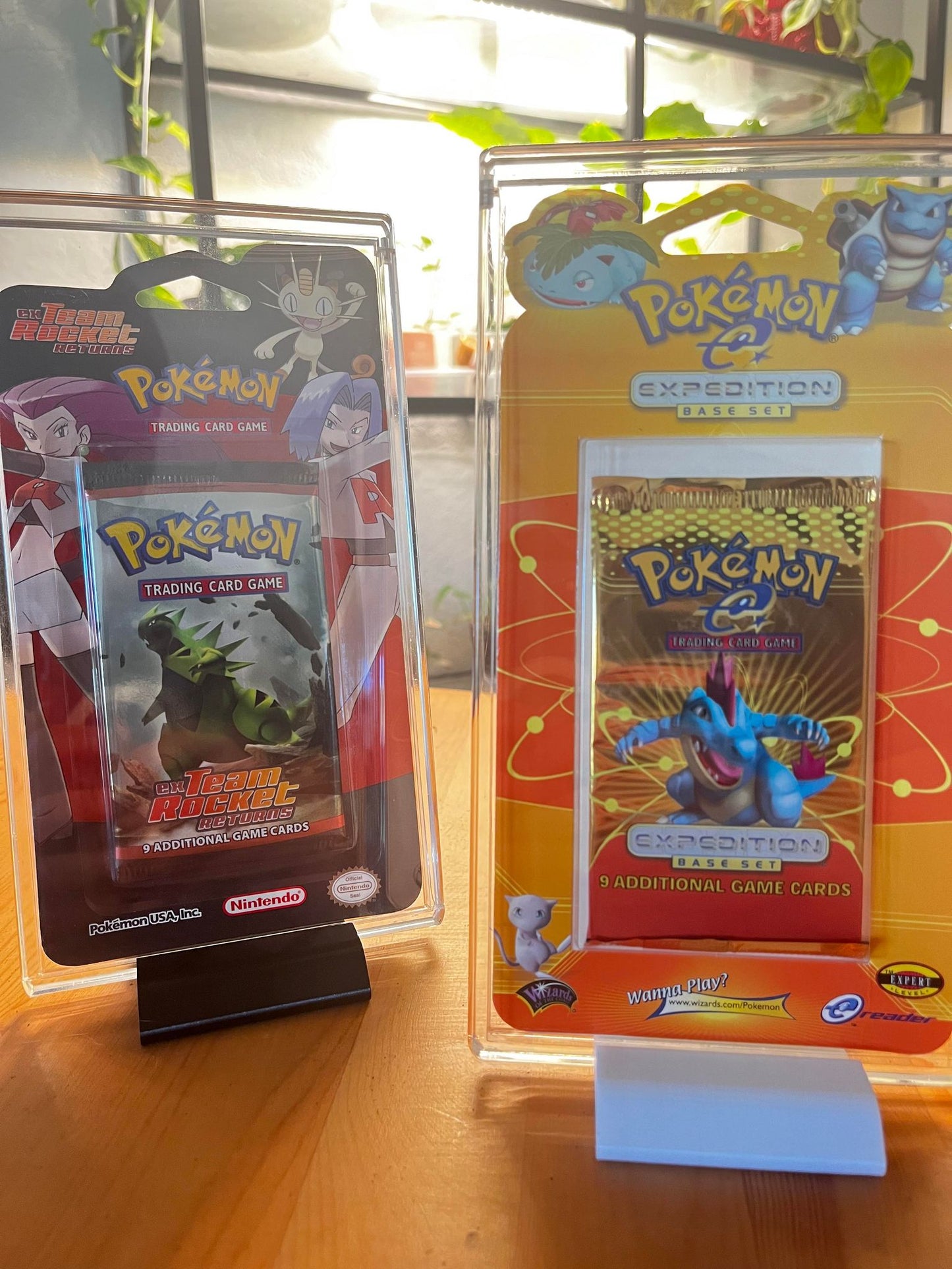 WOTC Pokemon Acrylic Case Blister Pack Display Protection Sealed Collecting