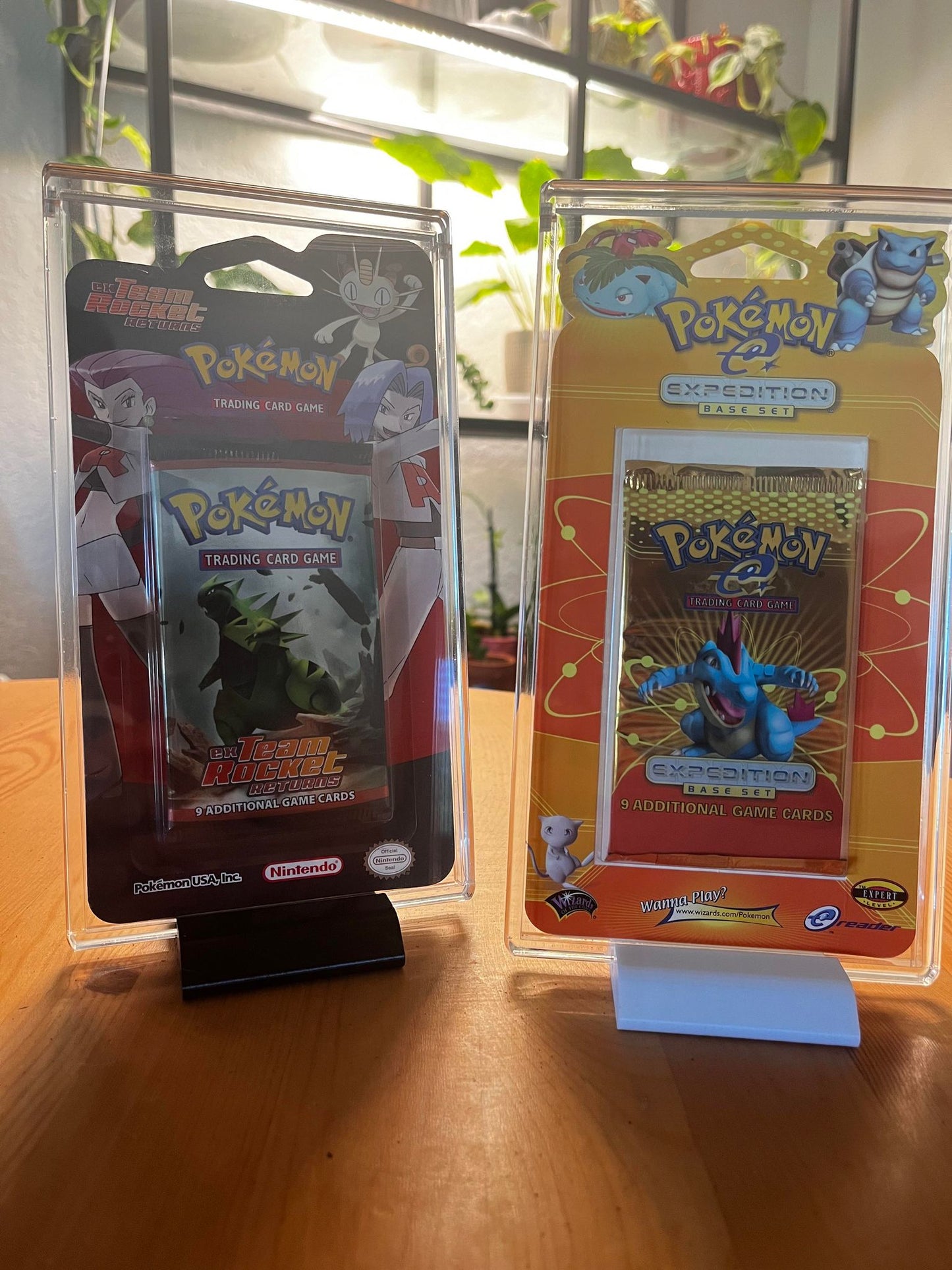 WOTC Pokemon Acrylic Case Blister Pack Display Protection Sealed Collecting