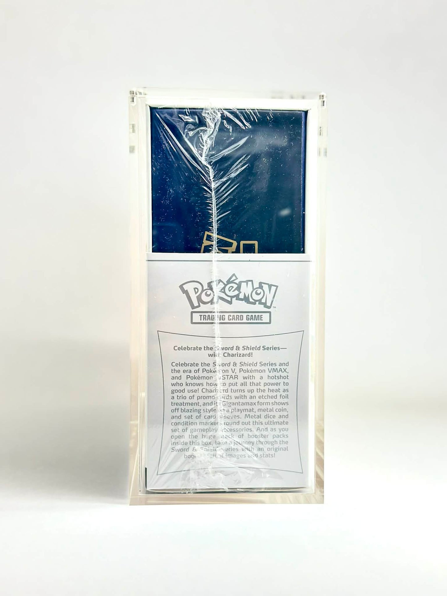 Pokémon Charizard UPC Acrylic Case (SWSH Era) | Ultra-Premium Display & Protection for Sealed Collector Boxes
