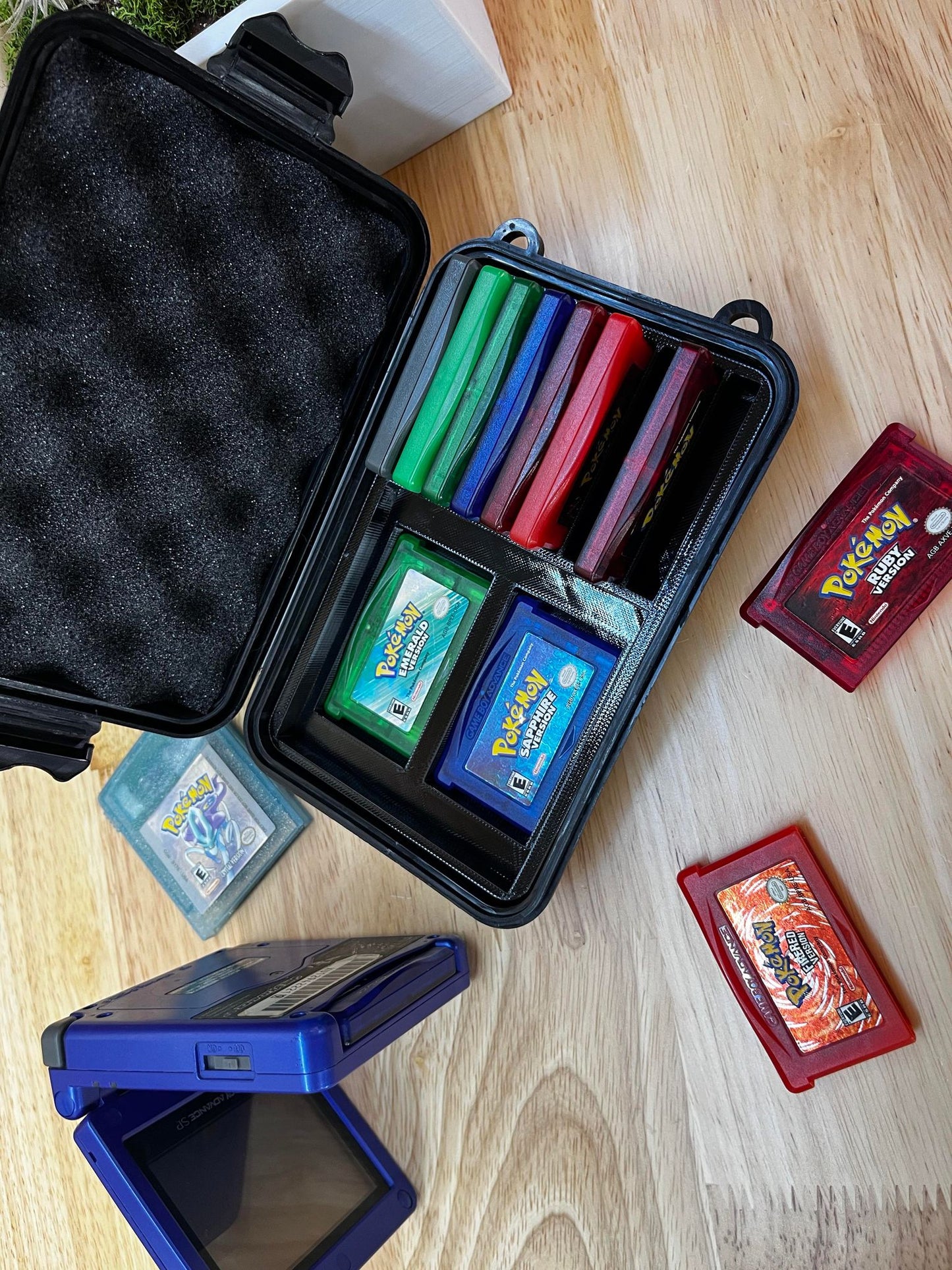 Protective Carrying Case for Gameboy Advance SP | SENAC LLC |  Holds 12 games Protection Travel Durable Storage Solution