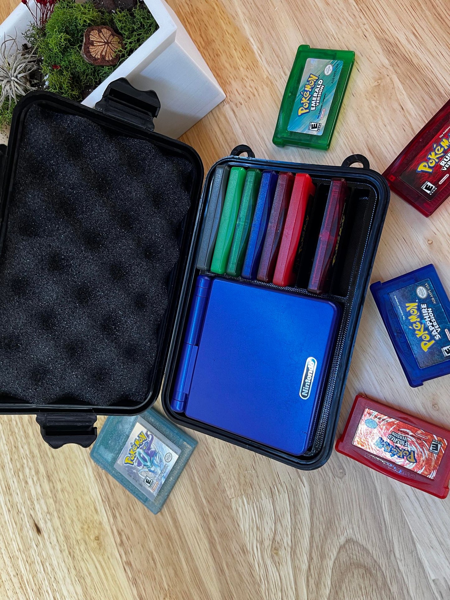 Protective Carrying Case for Gameboy Advance SP | SENAC LLC | Holds 12 games Protection Travel Durable Storage Solution