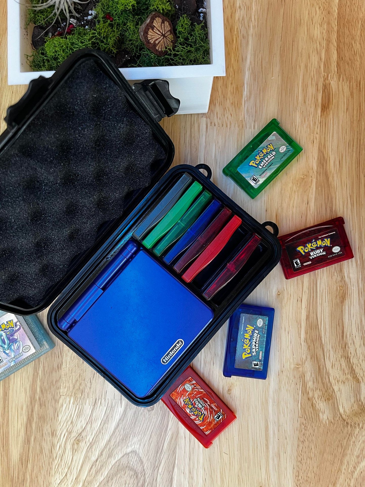 Protective Carrying Case for Gameboy Advance SP | SENAC LLC |  Holds 12 games Protection Travel Durable Storage Solution