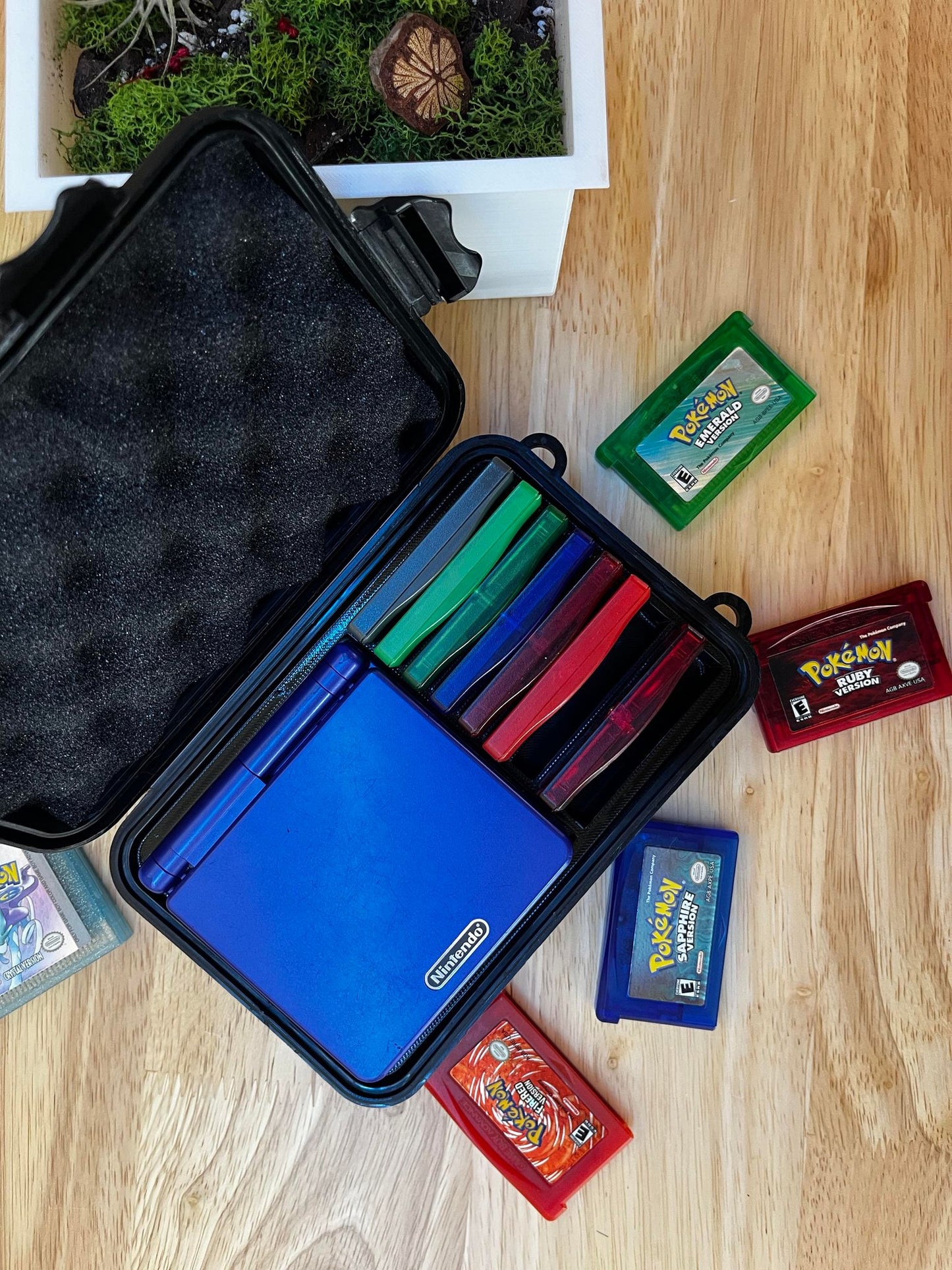 Protective Carrying Case for Gameboy Advance SP | SENAC LLC | Holds 12 games Protection Travel Durable Storage Solution