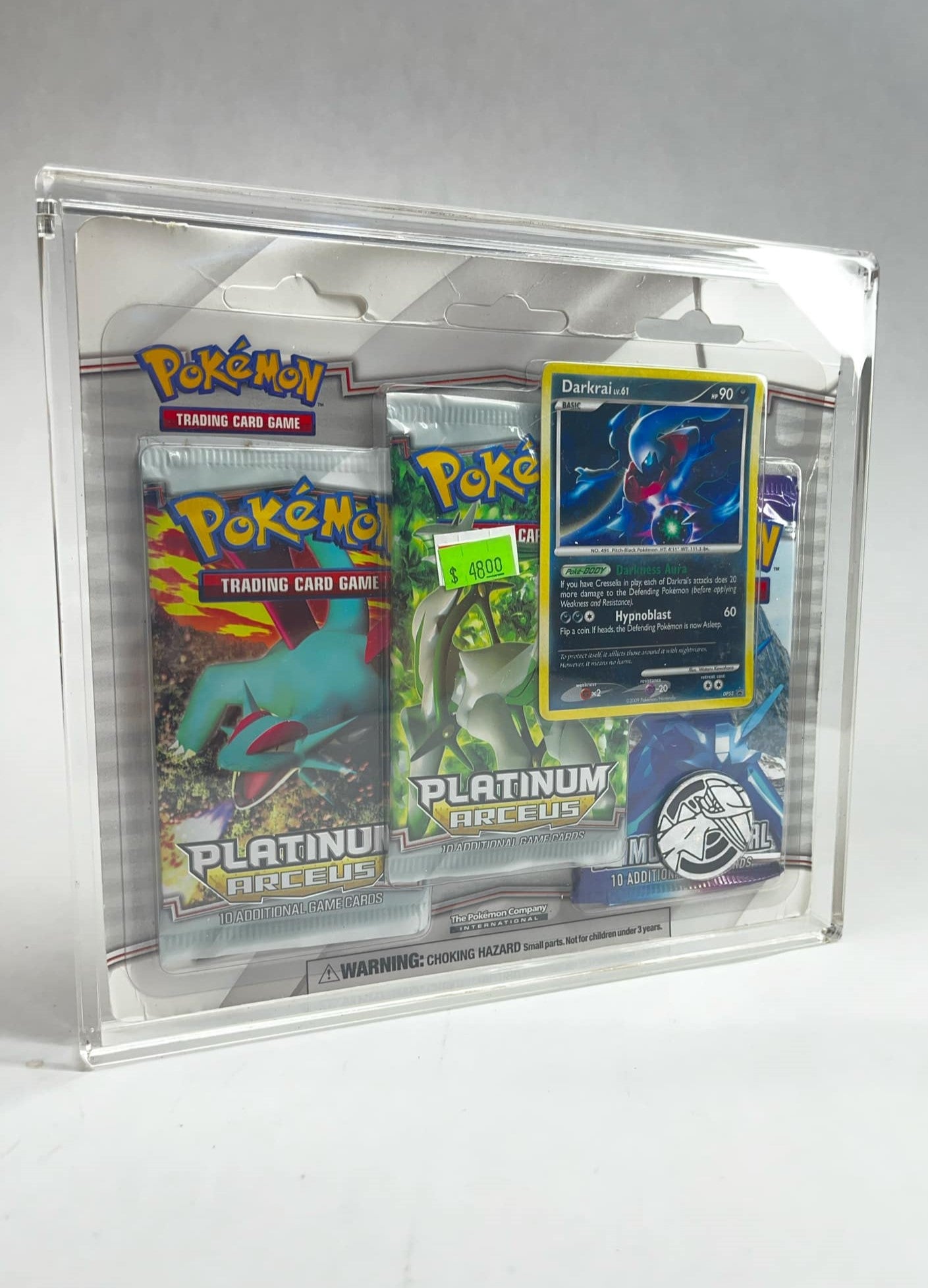 Pokémon 3-Pack Blister Acrylic Case | Protection & Display for Sealed Platinum to Modern Packs