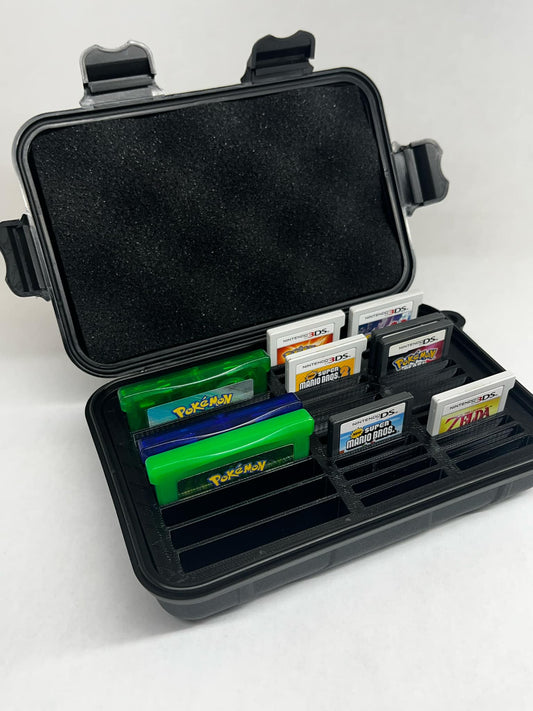 Protective Carrying Case for Gameboy Advance, DS & 3DS Games | SENAC LLC | Holds 9 GBA Games & 28 DS/3DS Games | Protection, Travel & Durable Storage Solution