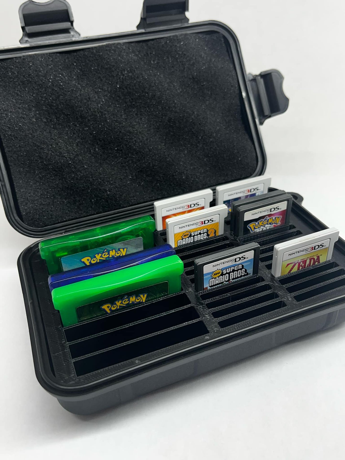 Protective Carrying Case for Gameboy Advance, DS & 3DS Games | SENAC LLC | Holds 9 GBA Games & 28 DS/3DS Games | Protection, Travel & Durable Storage Solution