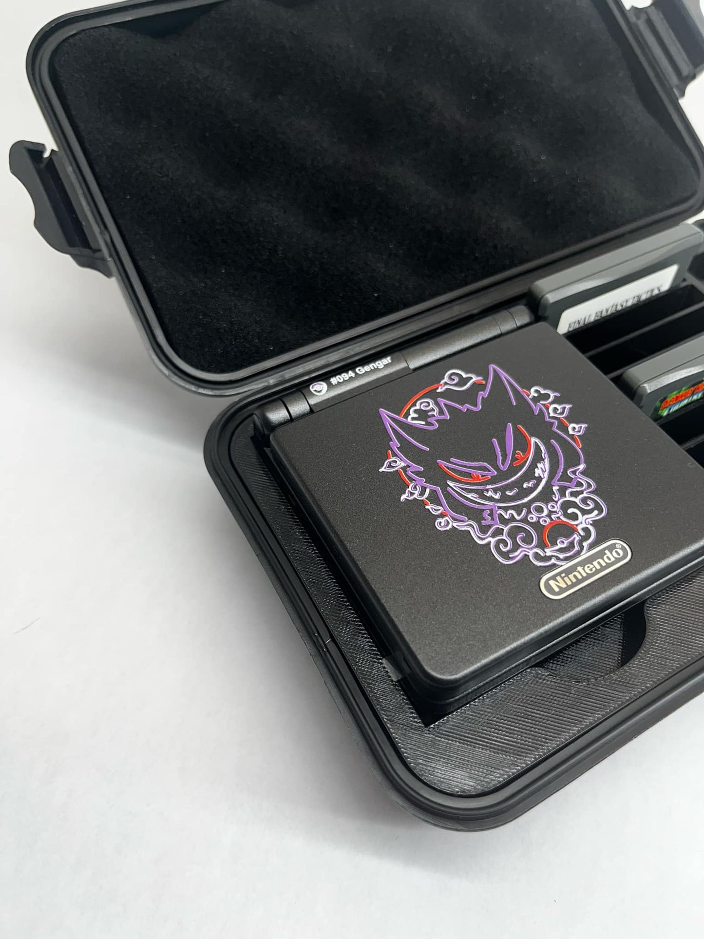 Protective Carrying Case for Gameboy Advance SP XL | SENAC LLC | Holds 13 Games + USB Charger | Protection Travel Durable Storage Solution