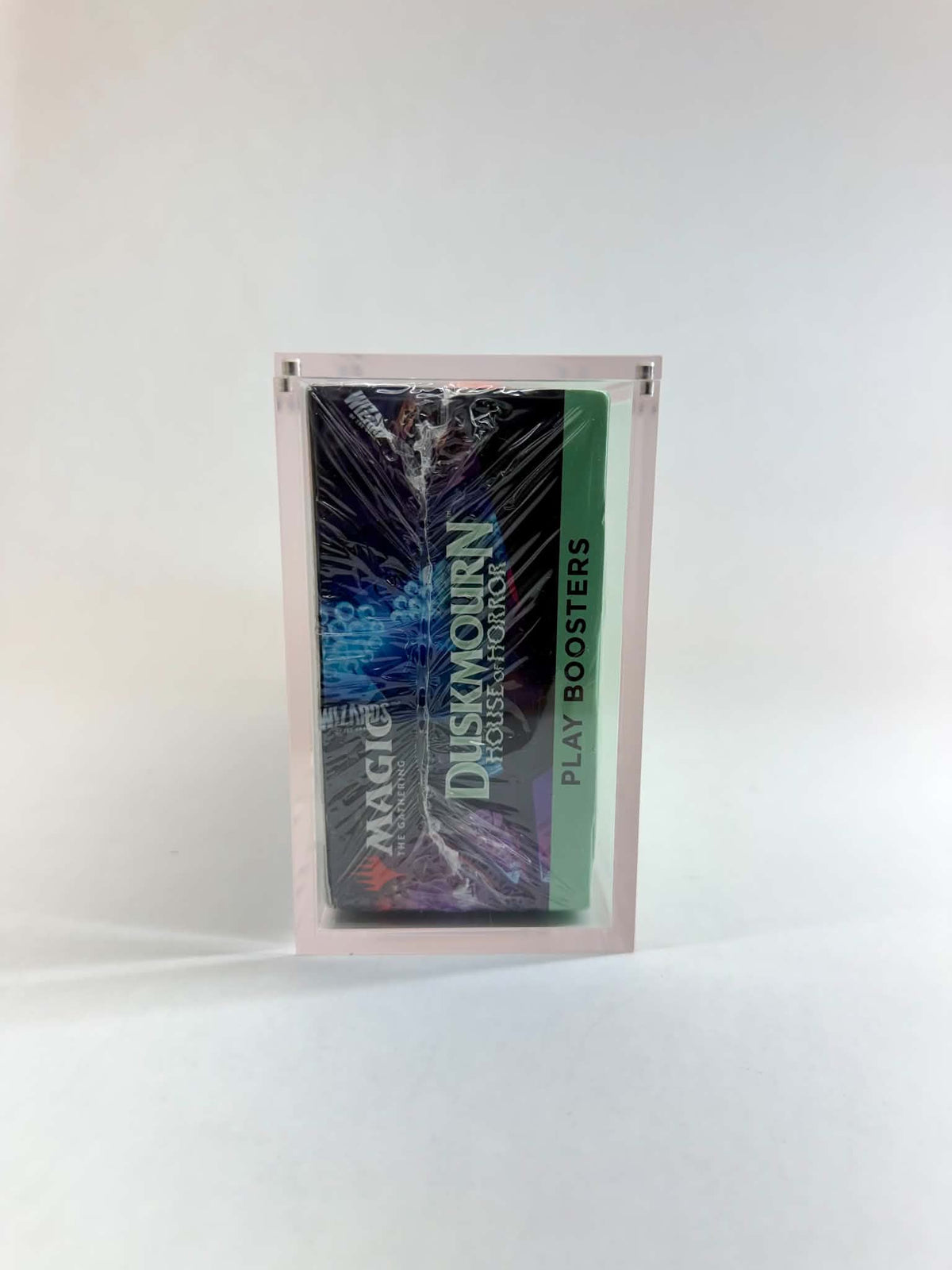 Acrylic Display Case FOR MTG Play Booster Box | Magic The Gathering 36 Pack Play Booster Display | Duskmourn | 4-Magnet Lid | UV