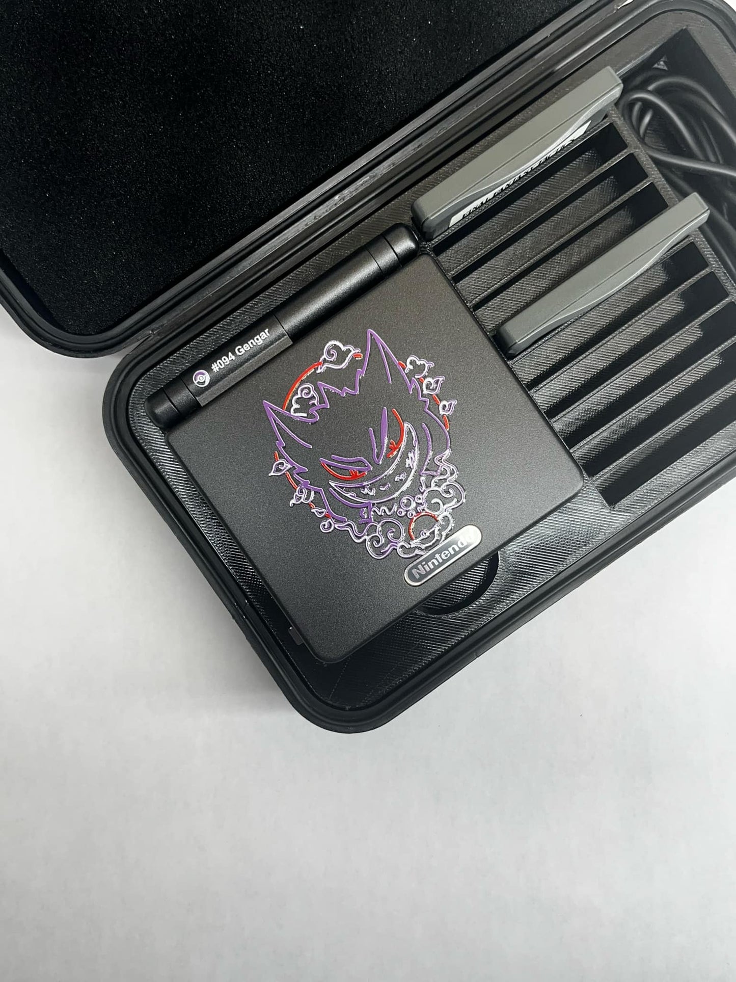 Protective Carrying Case for Gameboy Advance SP XL | SENAC LLC | Holds 13 Games + USB Charger | Protection Travel Durable Storage Solution