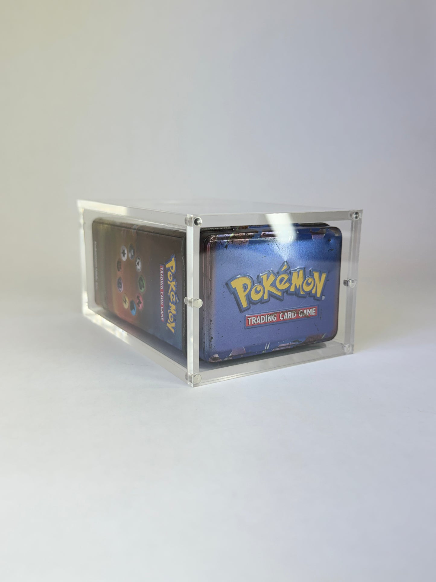 Pokémon EX Era Deck Tin Gift Pack Acrylic Display Case | Premium Sealed Collector Protector