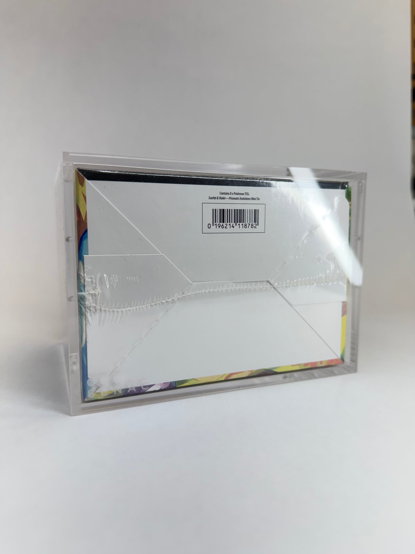 Pokémon Mini Tin Factory Sealed Display Case Acrylic Protector | Fits 8 Tin Sealed Display Case | Premium Collector Display
