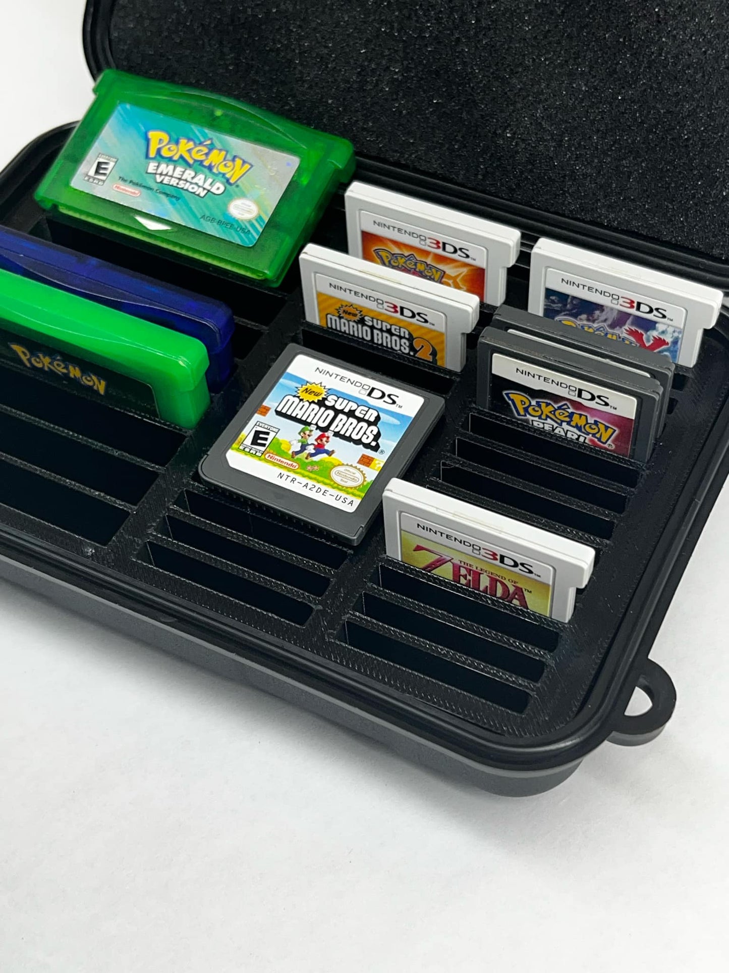 Protective Carrying Case for Gameboy Advance, DS & 3DS Games | SENAC LLC | Holds 9 GBA Games & 28 DS/3DS Games | Protection, Travel & Durable Storage Solution