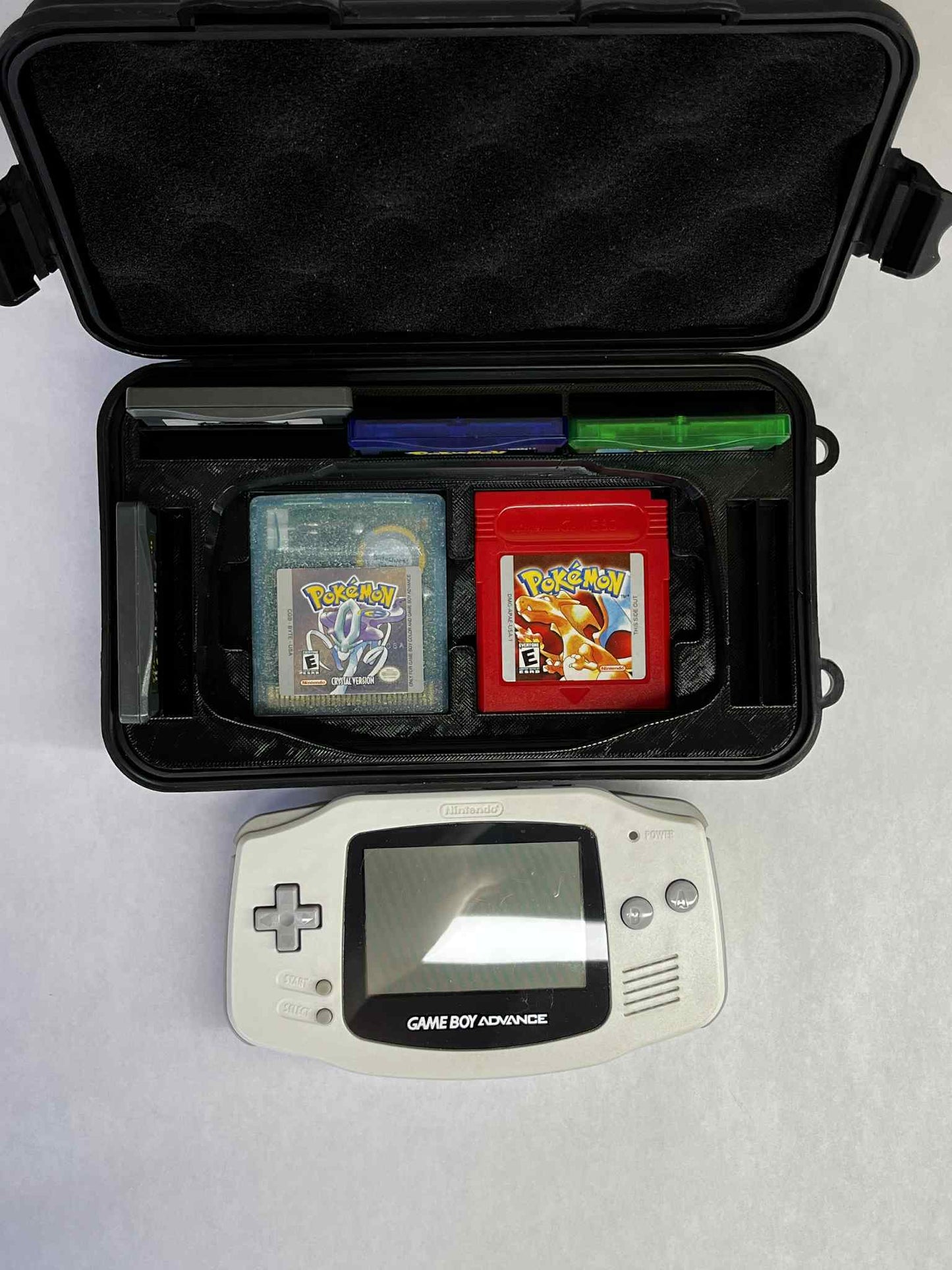 Protective Game Boy Advance Carrying Case – Holds 13 Games (11 GBA + 2 GB/GBC) – Compact & Shock-Absorbing Storage by SENAC LLC