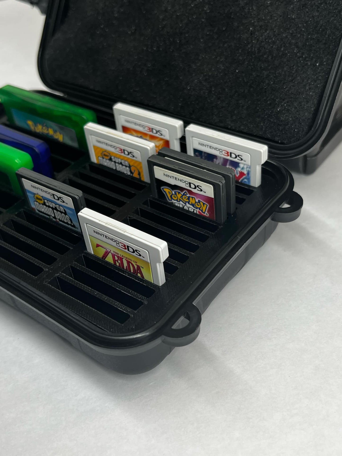 Protective Carrying Case for Gameboy Advance, DS & 3DS Games | SENAC LLC | Holds 9 GBA Games & 28 DS/3DS Games | Protection, Travel & Durable Storage Solution