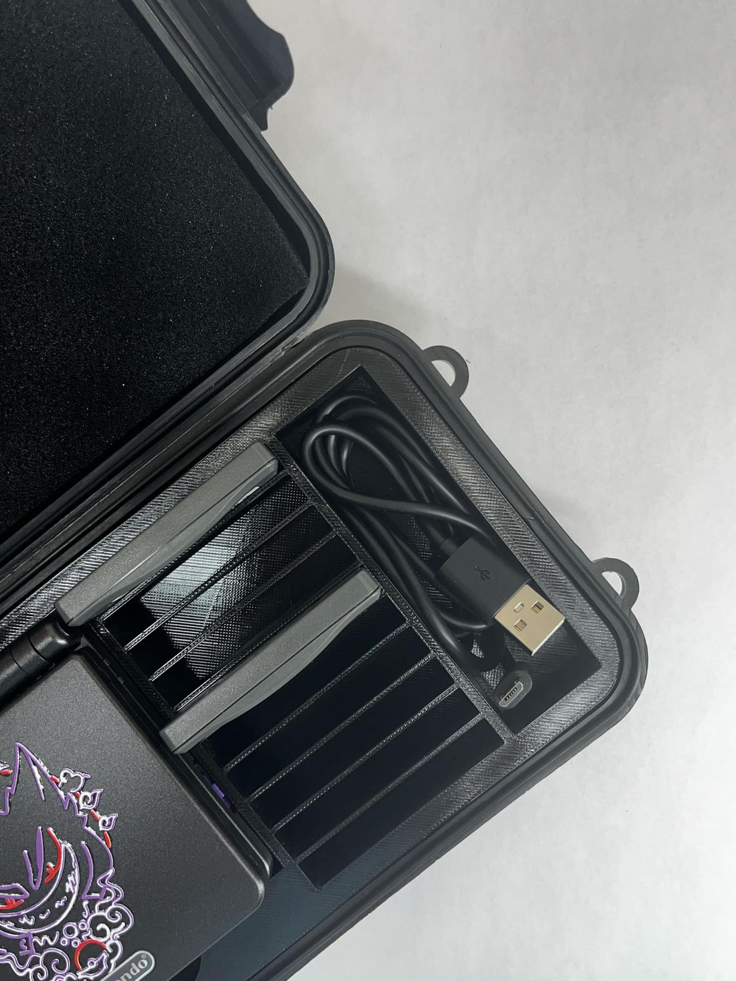 Protective Carrying Case for Gameboy Advance SP XL | SENAC LLC | Holds 13 Games + USB Charger | Protection Travel Durable Storage Solution