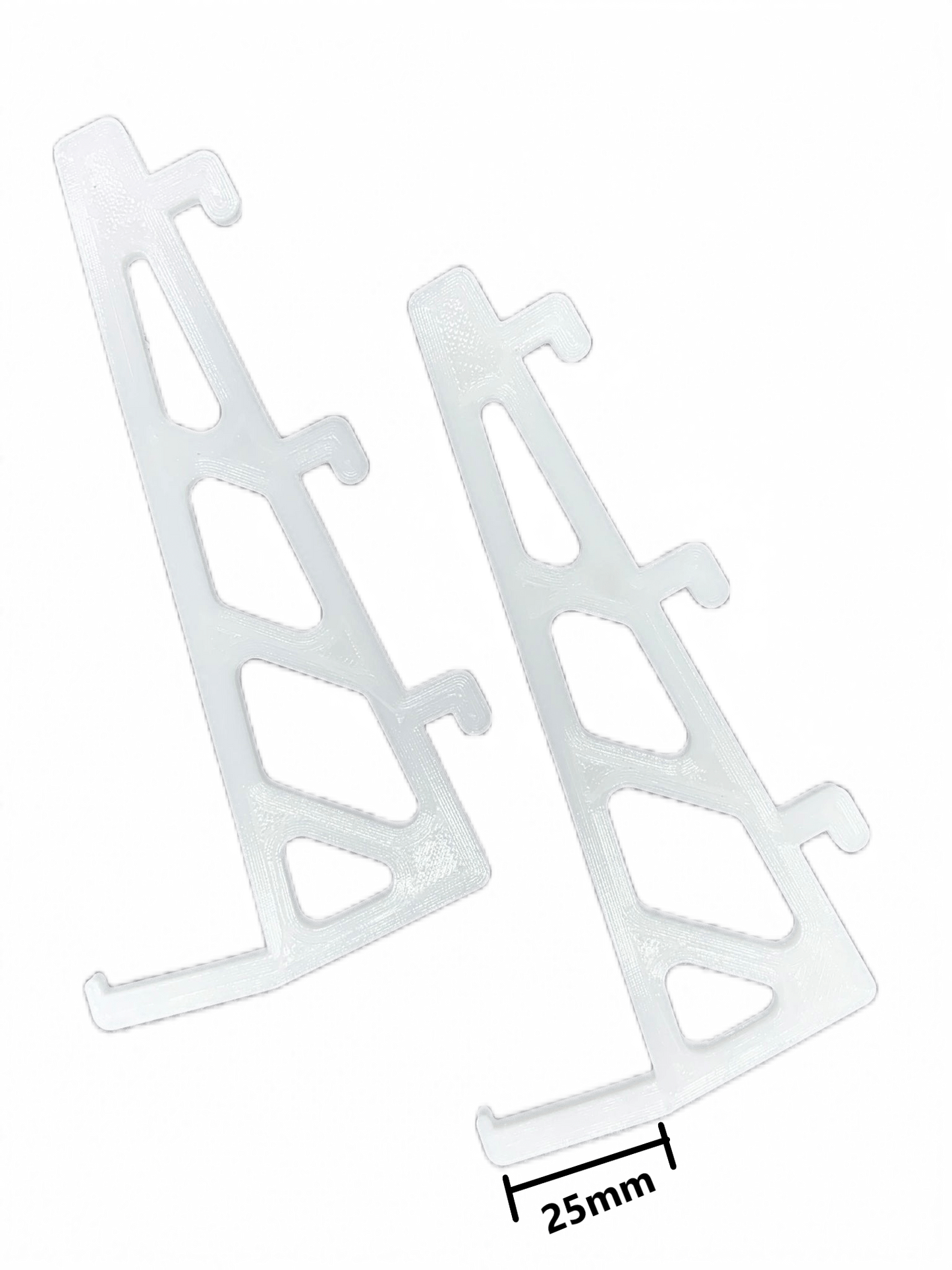 1 pair | IKEA SKADIS PEGBOARD | 25mm Large 3 Prong | Accessory Large Mechanical Keyboard Mount Holder Display