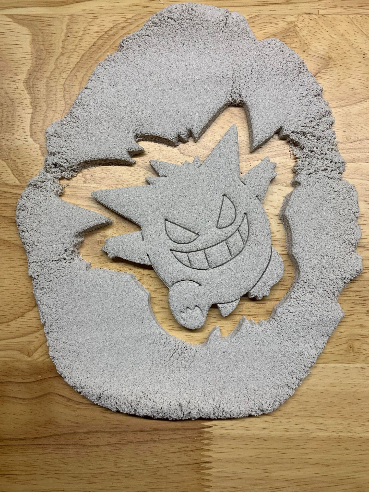 Gengar Pokemon Inspired Cookie Cutter | Senac LLC | polymer clay dough cutter clay shape jewelry cutters