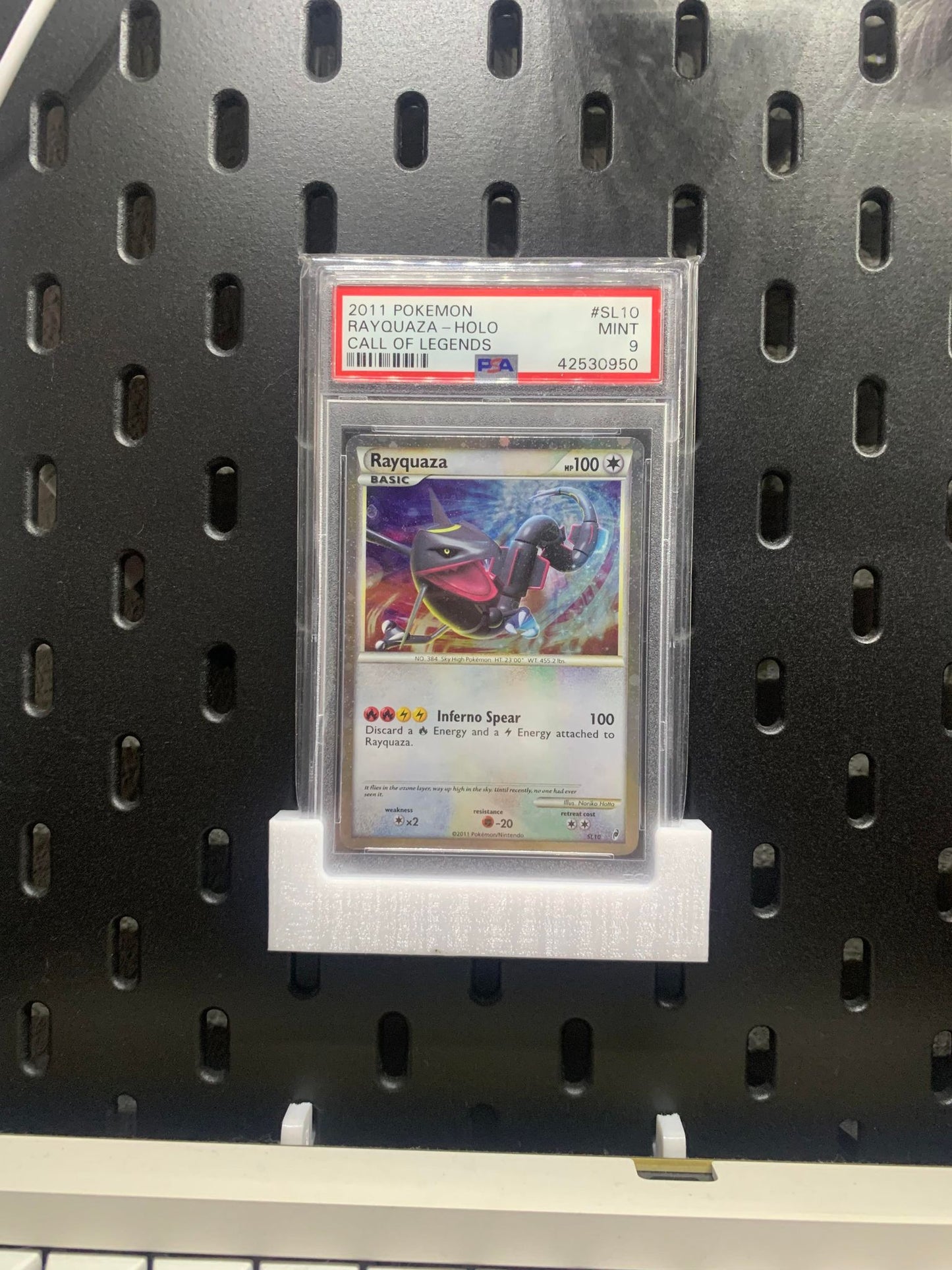 IKEA SKADIS PSA Card Stand | Senac LLC | Accessory Mount Pegboard Card Collecting TCG Pokemon Magic Sports Cards