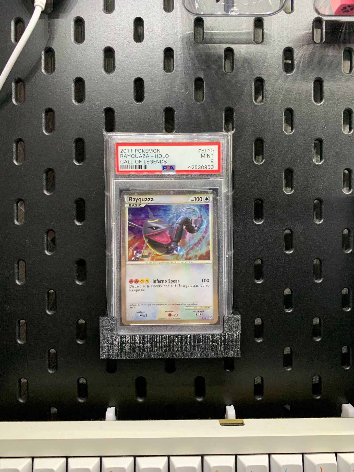 IKEA SKADIS PSA Card Stand | Senac LLC | Accessory Mount Pegboard Card Collecting TCG Pokemon Magic Sports Cards