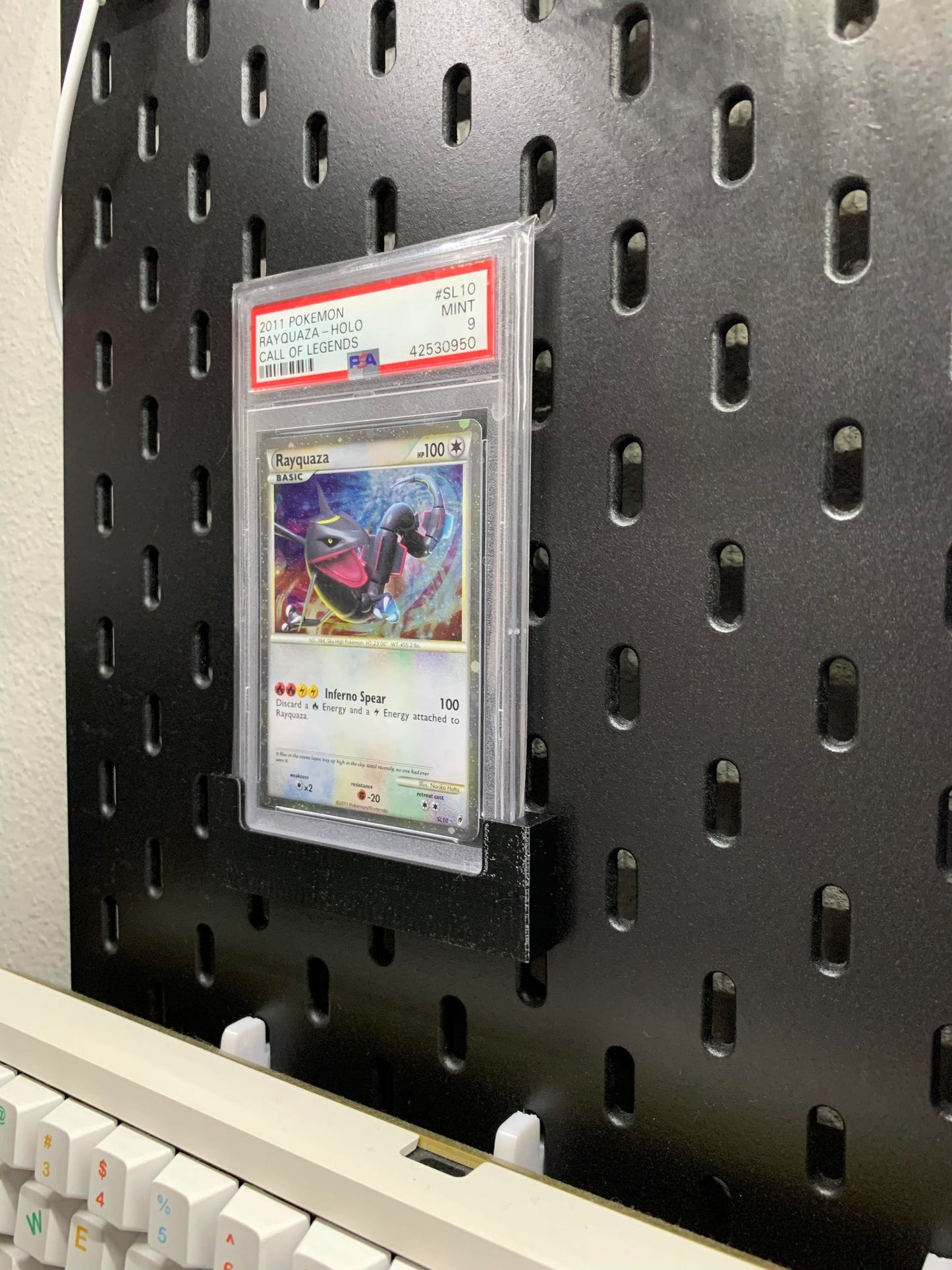 IKEA SKADIS PSA Card Stand | Senac LLC | Accessory Mount Pegboard Card Collecting TCG Pokemon Magic Sports Cards