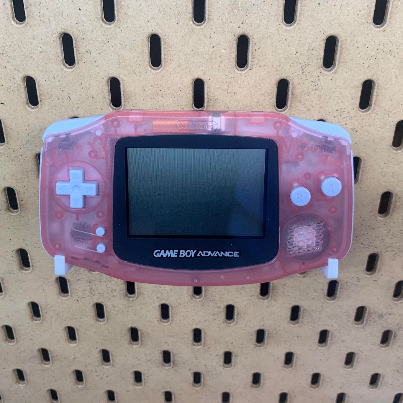 IKEA SKADIS Game Boy Advance (GBA) | Senac LLC | Accessory Mount Pegboard Collecting Pokemon Vintage Retro Game Display Stand Classic