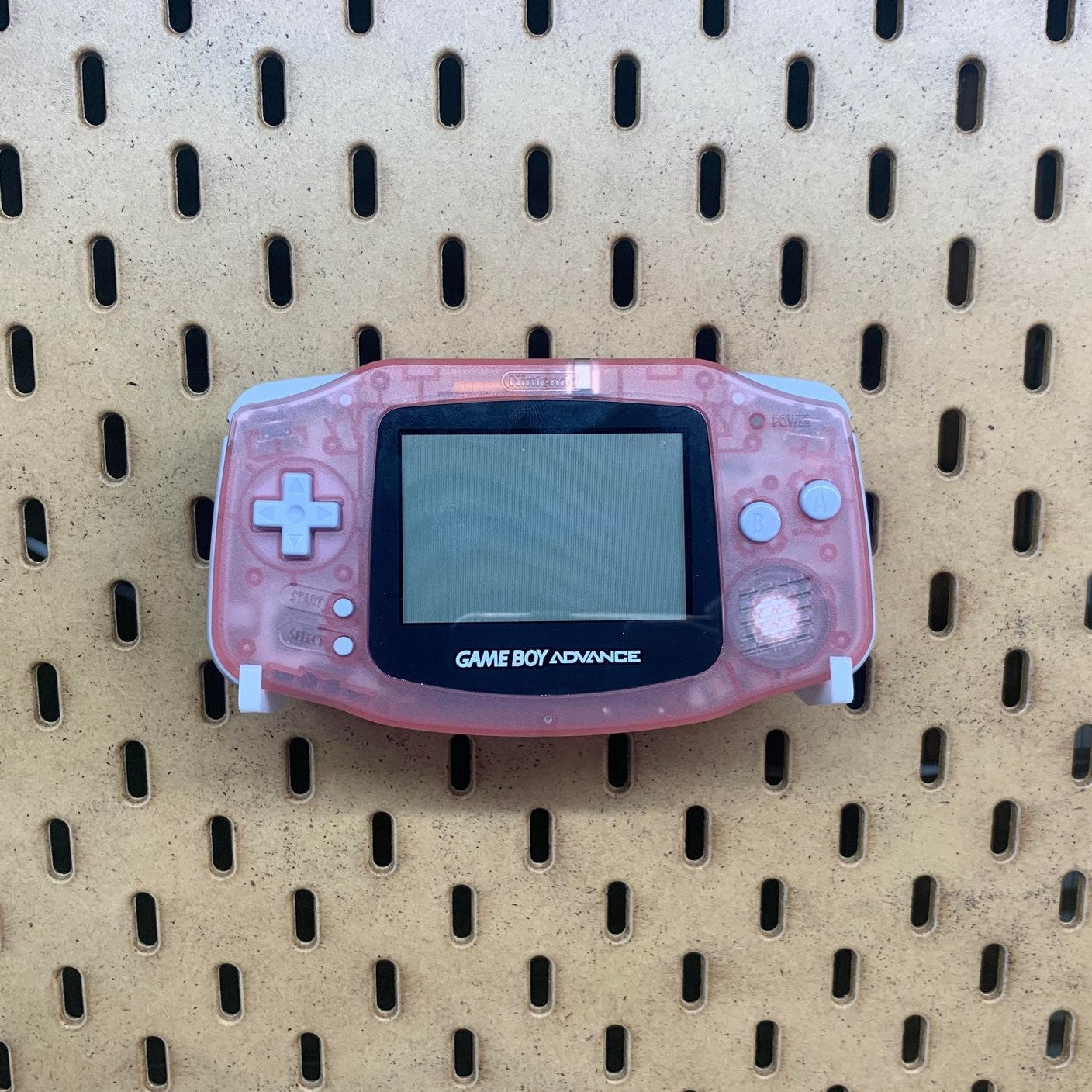 IKEA SKADIS Game Boy Advance (GBA) | Senac LLC | Accessory Mount Pegboard Collecting Pokemon Vintage Retro Game Display Stand Classic