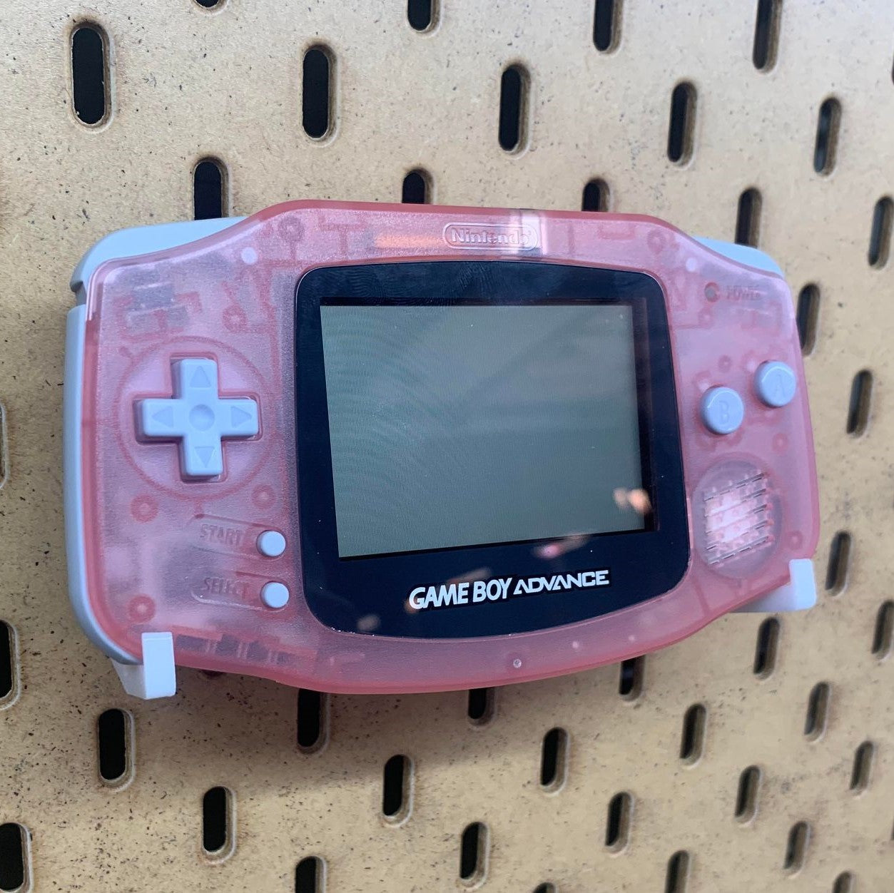 IKEA SKADIS Game Boy Advance (GBA) | Senac LLC | Accessory Mount Pegboard Collecting Pokemon Vintage Retro Game Display Stand Classic