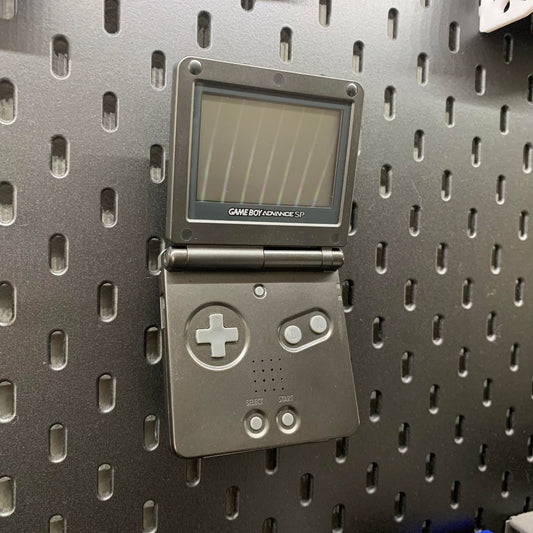 IKEA SKADIS Game Boy Advance SP Mount | Senac LLC | Accessory Mount Pegboard Collecting Pokemon Vintage Retro Game Display Stand Classic