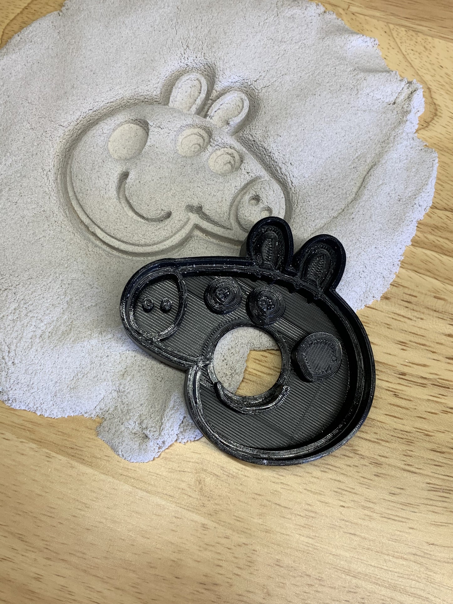 Peppa Pig Inspired Cookie Cutter | Senac LLC | polymer clay dough cutter clay shape jewelry cutters