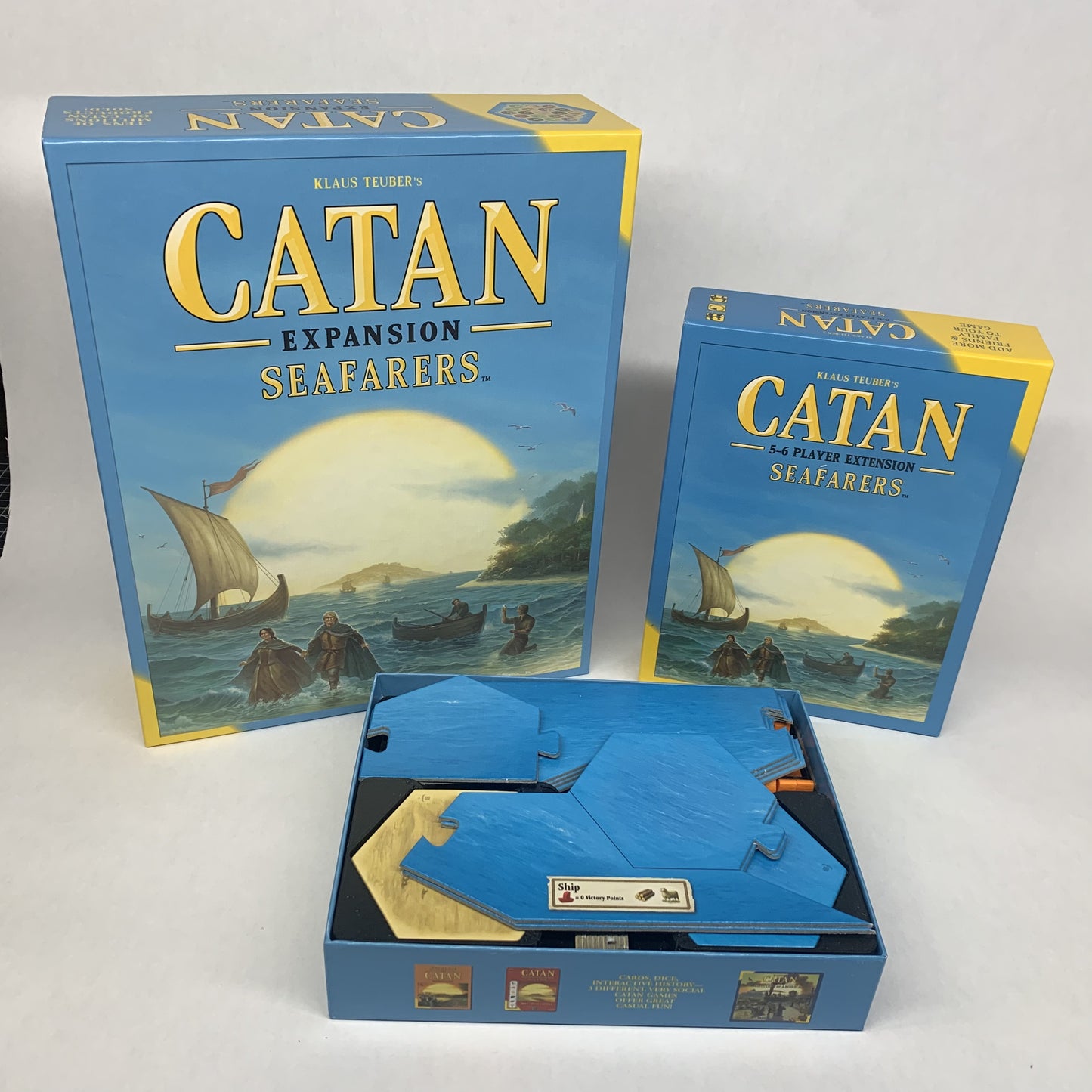 Seafarers Catan Organizer Set | Senac LLC | Compatible with Catan Seafarers Expansion + 5-6 Player Seafarers Extension | Strategy Board Game