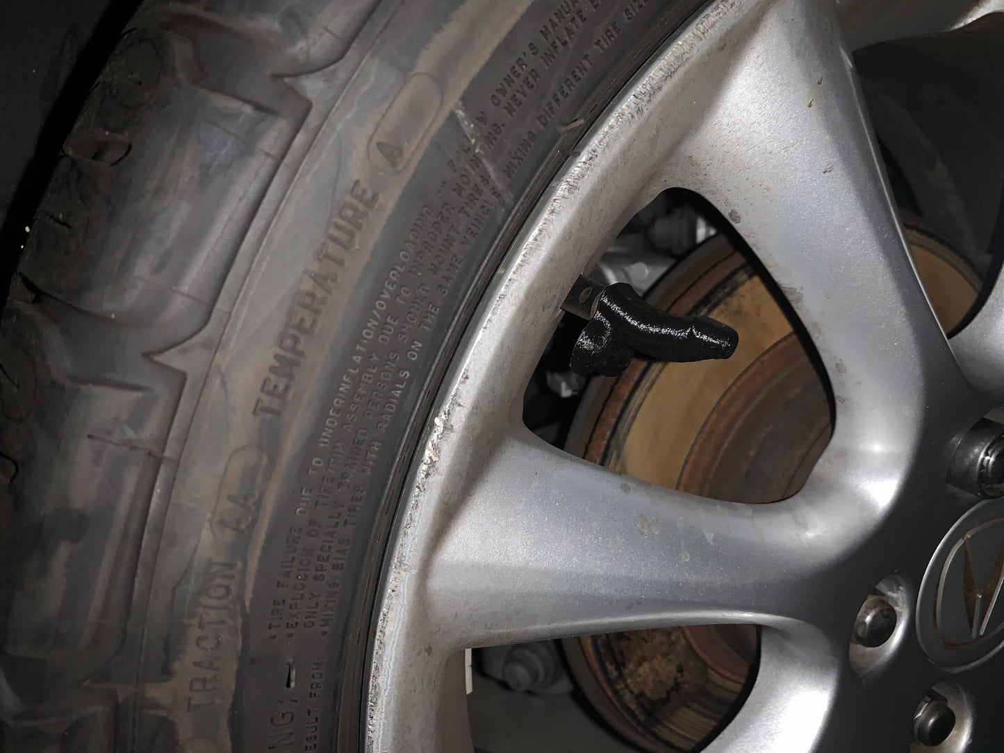 4 Pieces | Tire Valve Cap | Black Valve Tire Wheel Stem Cap Dick Penis BBC Prank Gag