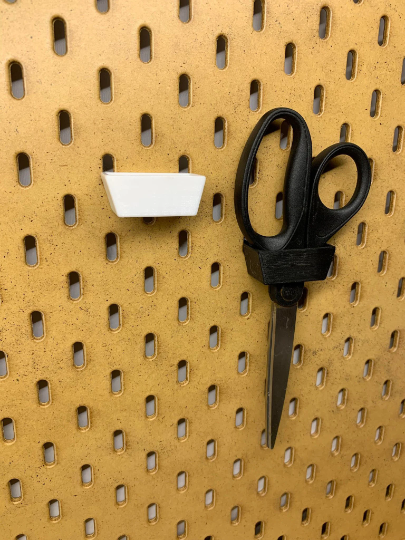 1 Piece | IKEA SKADIS Pegboard Scissor Holder | Senac LLC | Accessory Mount Pegboard Pliers