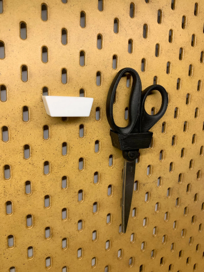 1 Piece | IKEA SKADIS Pegboard Scissor Holder | Senac LLC | Accessory Mount Pegboard Pliers