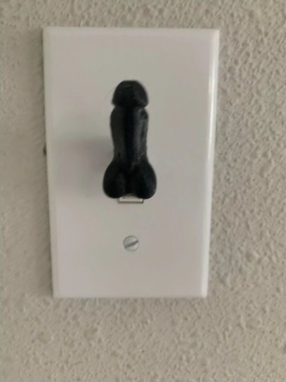 4 pieces Light Switch Novelty Gag Gift Joke Penis Dick Cap Covers For Fit Standard Adult Joke