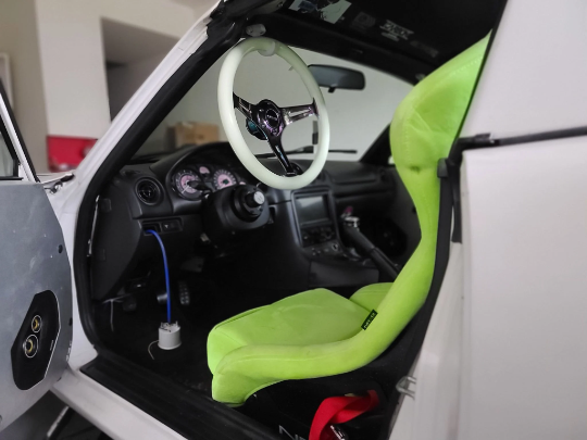 1 Piece | BLACK | NA NB Miata Sun Visor Delete Steering Wheel Holder Custom Modifcation