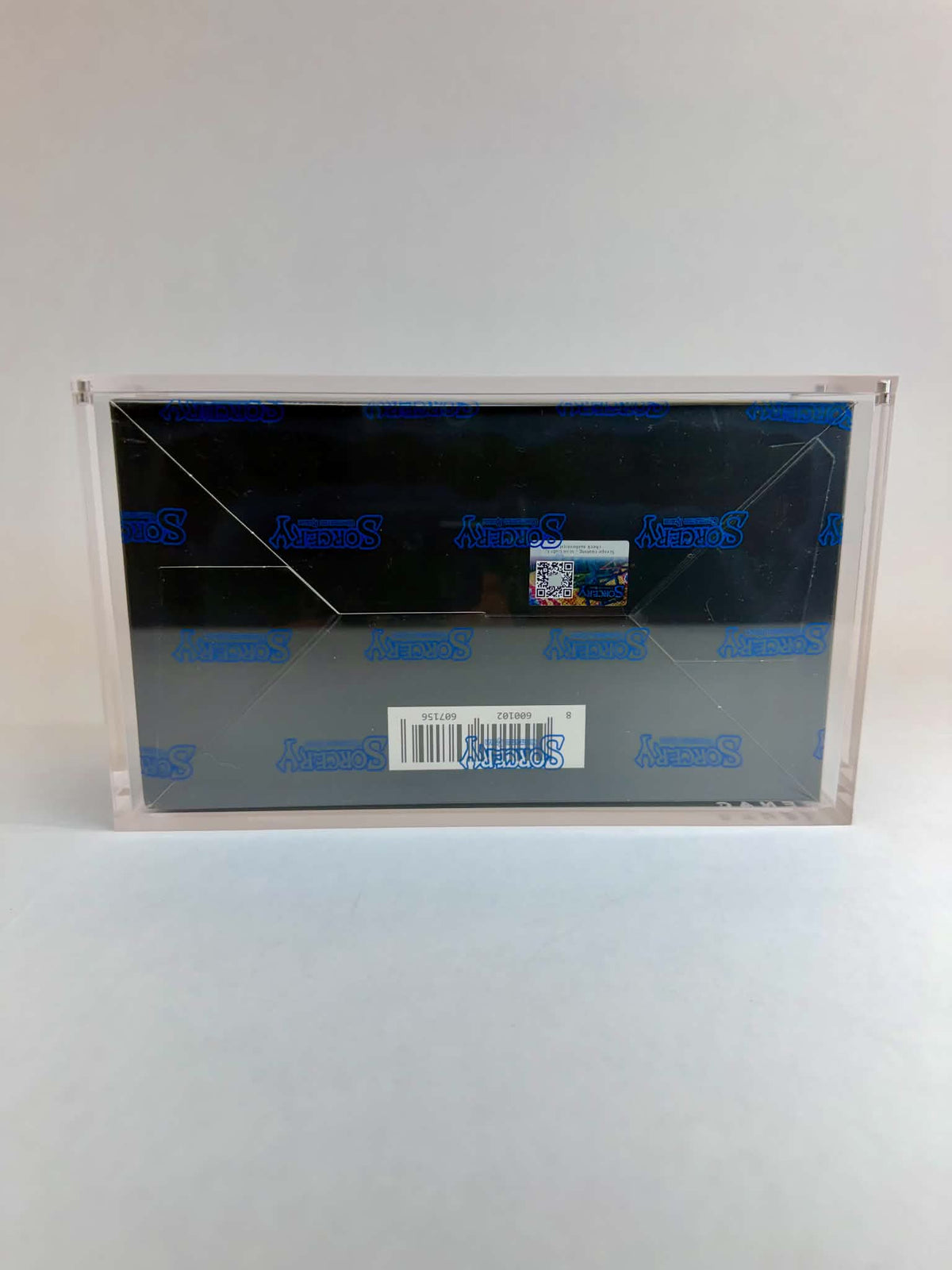 Acrylic Display Case FOR Sorcery Contested Realm Booster Box | Fits Alpha & Beta | 4-Magnet Lid | UV Protective Sealed Collector