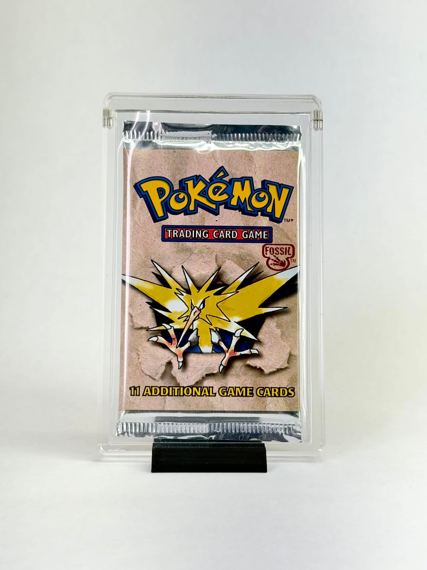 Premium Acrylic Cases for Pokémon Loose Packs | Superior Protection & Display | Single Display Protection Sealed Collecting
