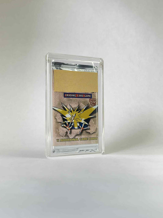 Premium Acrylic Cases for Pokémon Loose Packs | Superior Protection & Display | Single Display Protection Sealed Collecting