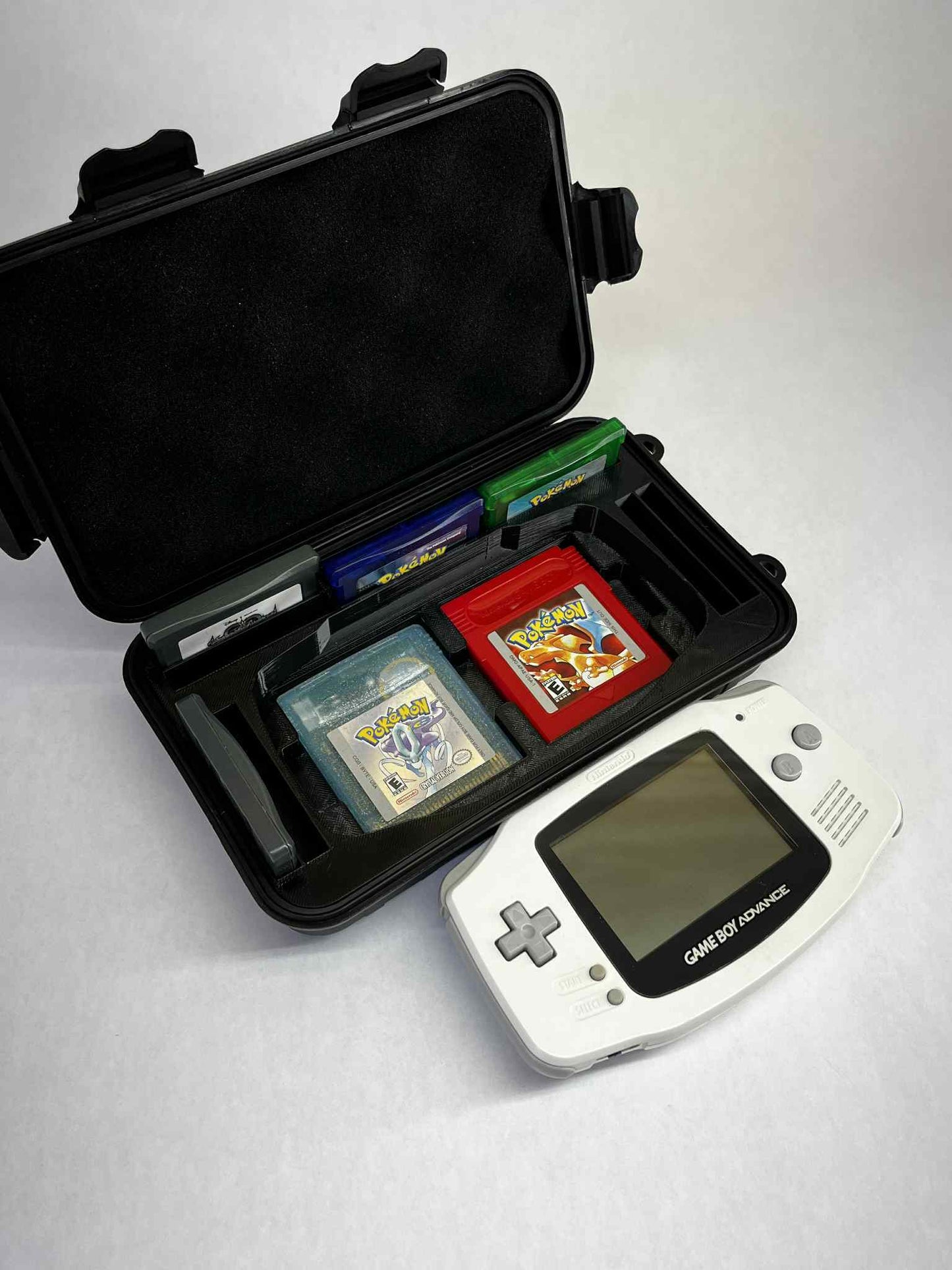 Protective Game Boy Advance Carrying Case – Holds 13 Games (11 GBA + 2 GB/GBC) – Compact & Shock-Absorbing Storage by SENAC LLC