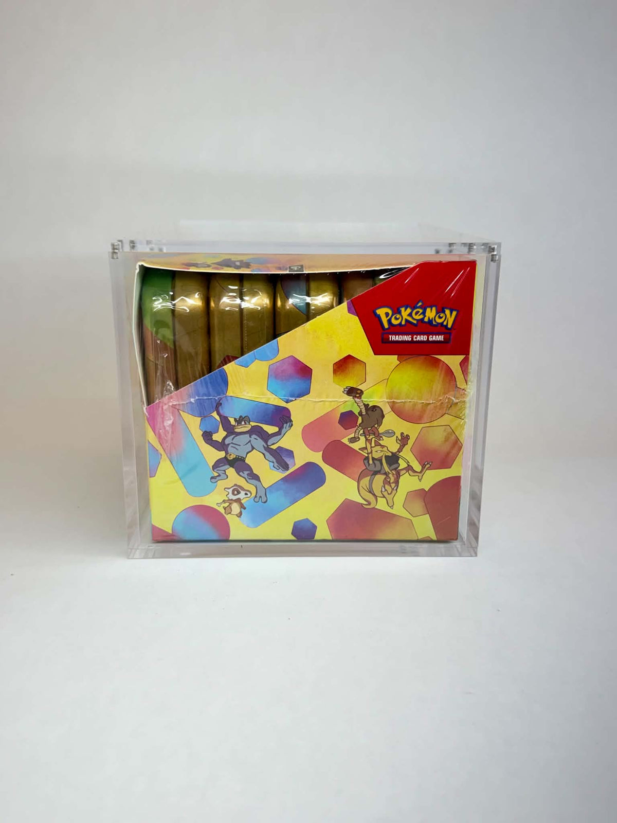 Acrylic Display Case FOR Pokémon Mini Tin Sealed Retail Case | Factory Sealed Mini Tin Display | 8-Magnet Lid | UV Sealed Protector