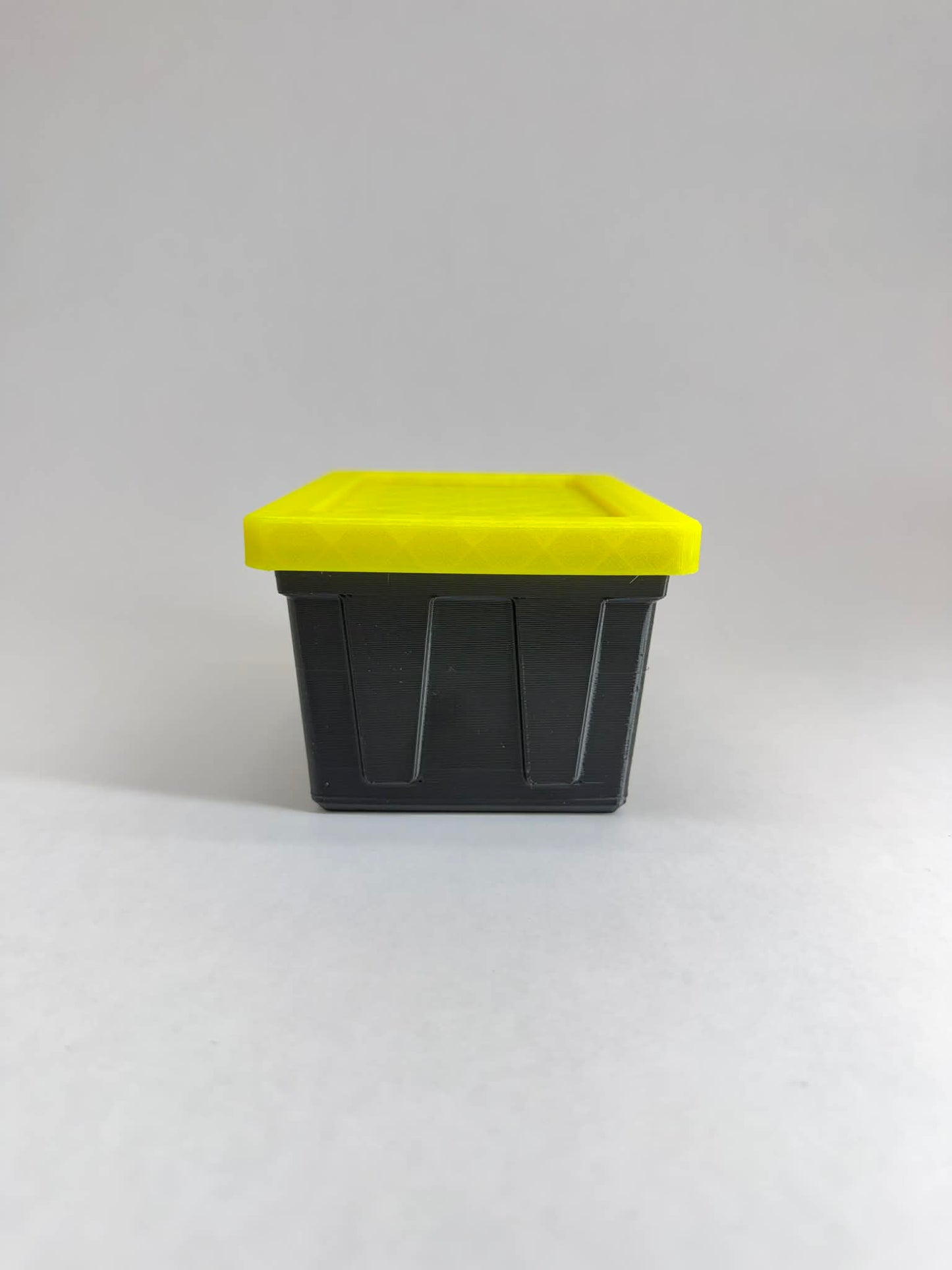 3-Pack Mini Teeny Tote – Stackable Storage Containers, Black, Snap Lid