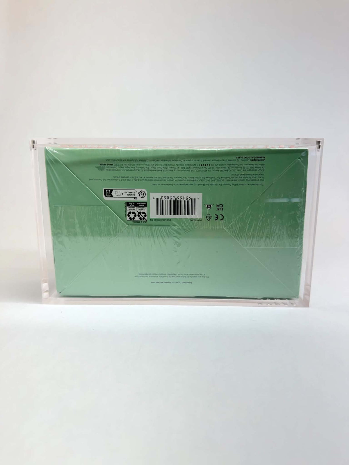 Acrylic Display Case FOR MTG Play Booster Box | Magic The Gathering 36 Pack Play Booster Display | Duskmourn | 4-Magnet Lid | UV