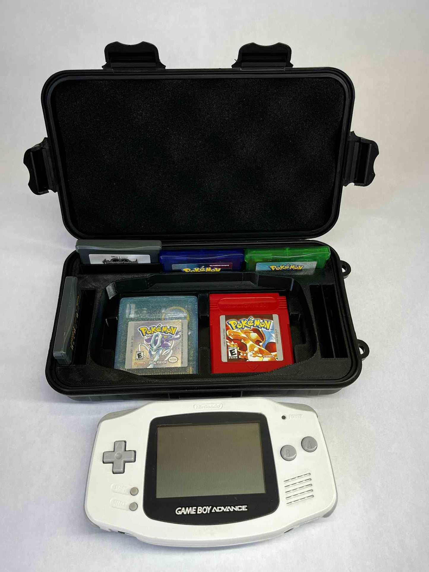 Protective Game Boy Advance Carrying Case – Holds 13 Games (11 GBA + 2 GB/GBC) – Compact & Shock-Absorbing Storage by SENAC LLC
