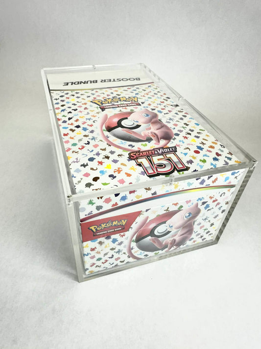 Pokémon Booster Bundle Factory Sealed Case Acrylic Protector | Fits 10 Bundle Master Case